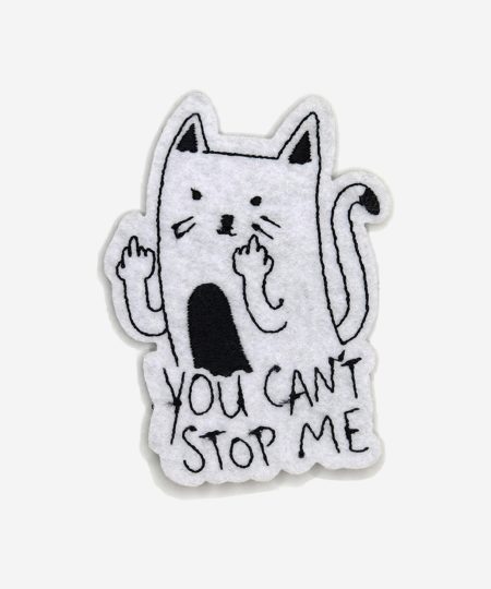 Patch You Can't Stop me Cat