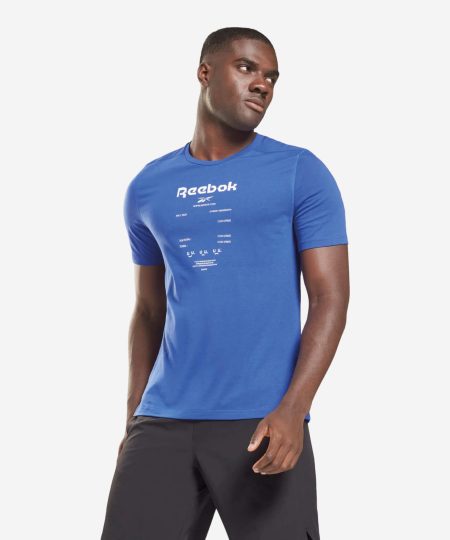 Reebok Speedwick Graphic Move T-Shirt - Azul