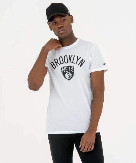 New Era NBA Brooklyn Nets White Tee