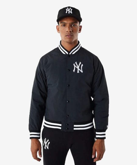 New Era New York Yankees Bomber Jacket - Black