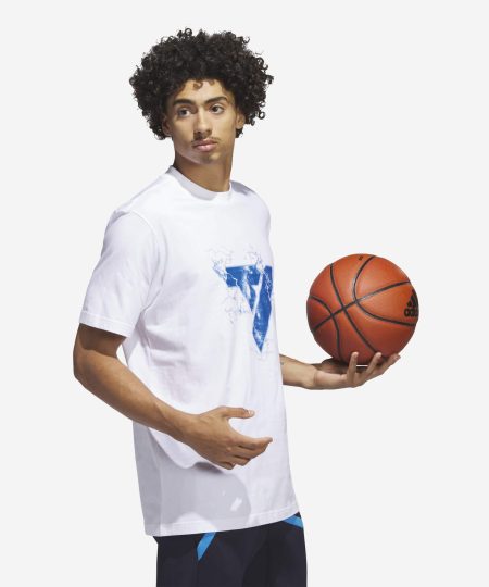 Adidas Trae HC Graphic Tee - White