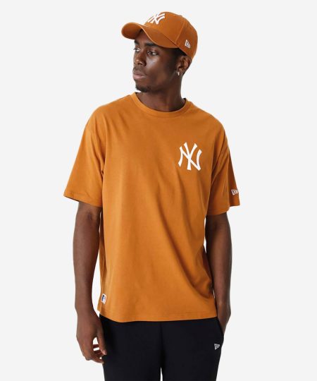 New Era NY Yankees Essential Oversized T-Shirt - Orange