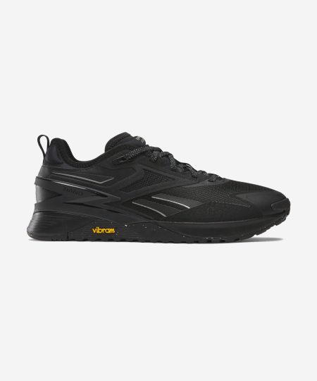 sapatilhas crossfit fitness reebok nano x3 adventure homem core black cor preto 100033319