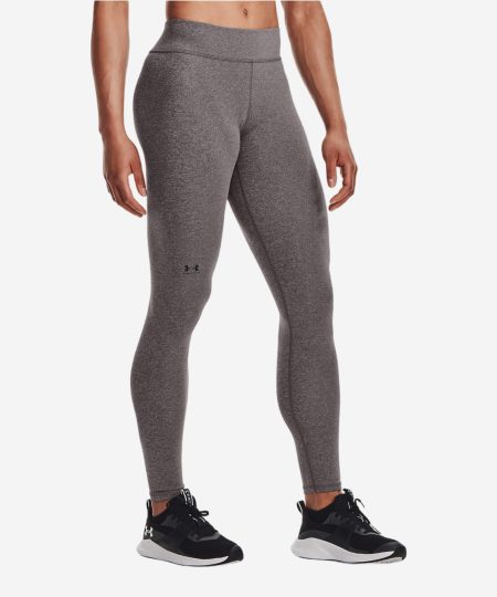 leggings femininas da Under Armour cor cinzento para ginásio e crossfit