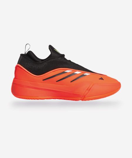 sapatilhas de basquetebol adidas dame 9 Solar red cor vermelho e preto