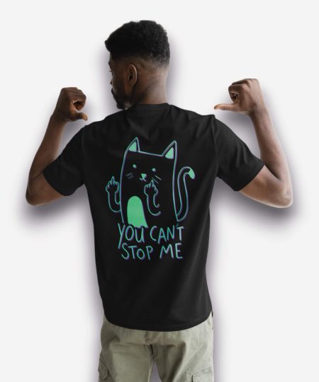 UNBRK Fitness T-shirt 'Can't Stop me' - Preto